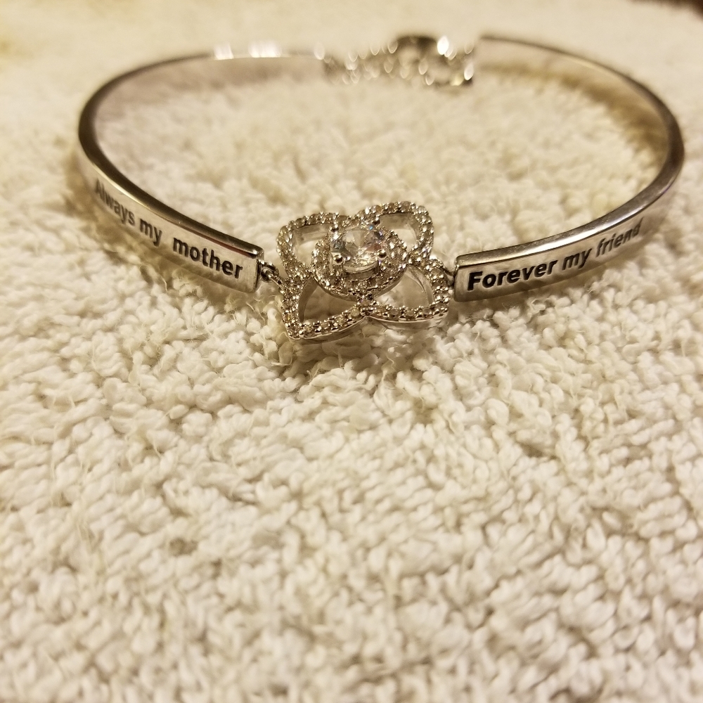 Always my mother Forever my friend bracelet